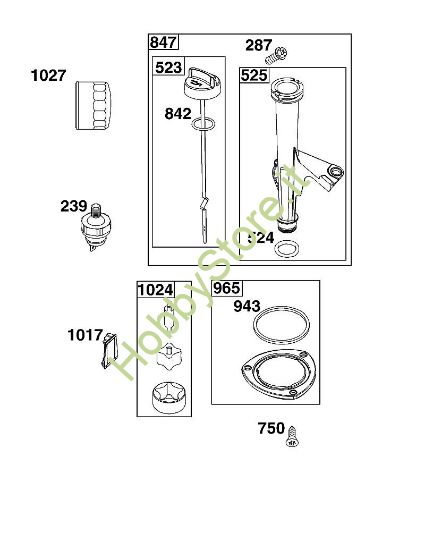 J - GRUPPO LUBRIFICAZIONE B&S - 44 €¦ 44N677-0017-B5 brand Stihl